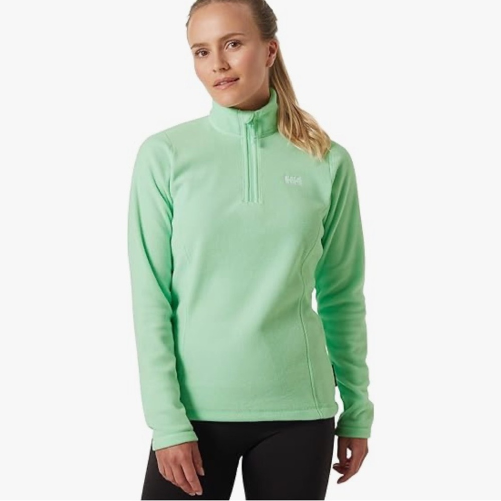 Helly Hansen 1/2 Zip Fleece Daybreaker. Womens Medi Mint green